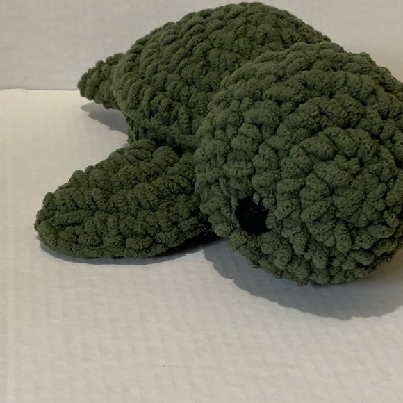 Sea Turtle Playroom Decor Soft Plushie Sea Turtle Handmade Crochet - Picture 2 of 15